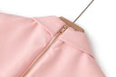 Vestido estilo blazer Paola en rosa 