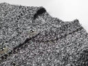 Stylish Chain Decor O-Neck Long Sleeve Single-Breasted Knit Cardigan