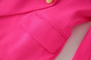 Two-Piece Skirt Set in fuchsia