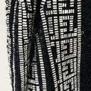 BLAZER CRUZADO DE TWEED CON DECORACIONES NEGRO 