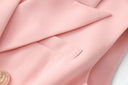 Vestido estilo blazer Paola en rosa 