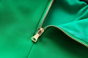 Two-Piece Skirt Set in green