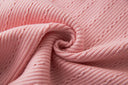 Sia Long Sleeve Wool Top in Pink