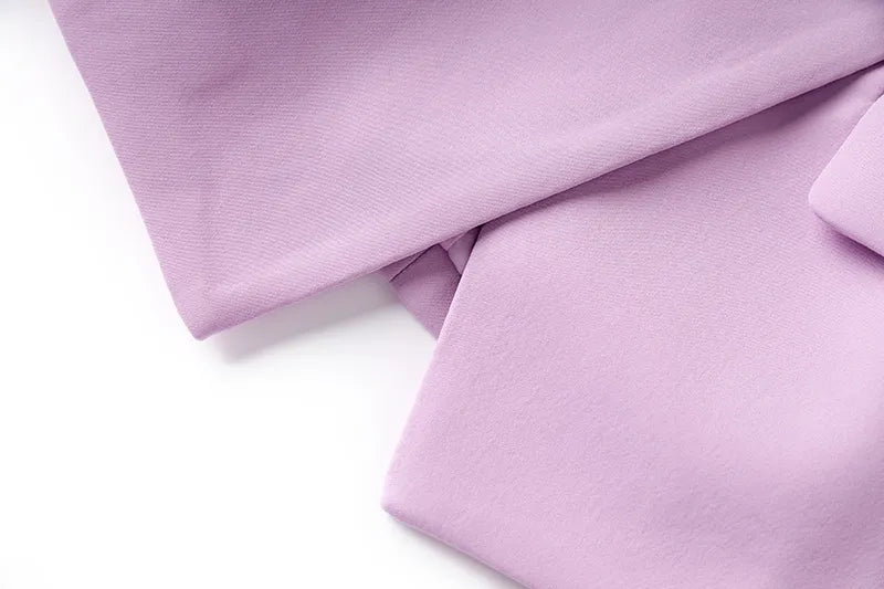 Two-Piece Skirt Set in lavender