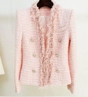 BLAZER TWEED EN ROSA 