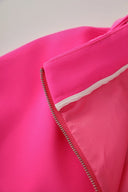 Two-Piece Skirt Set in fuchsia
