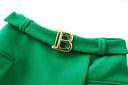 Two-Piece Skirt Set in green