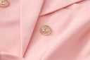 Vestido estilo blazer Paola en rosa 