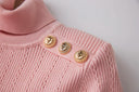 Sia Long Sleeve Wool Top in Pink