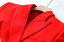 Vestido estilo blazer Jolie en rojo 