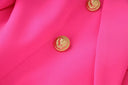 Two-Piece Skirt Set in fuchsia