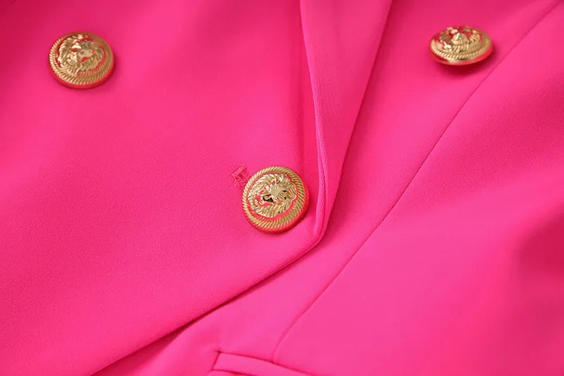 Two-Piece Skirt Set in fuchsia