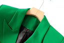 Two-Piece Skirt Set in green