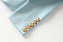 Two-Piece Skirt Set in sky blue