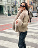 GIACCA IN VERA PELLE JENNY FOX